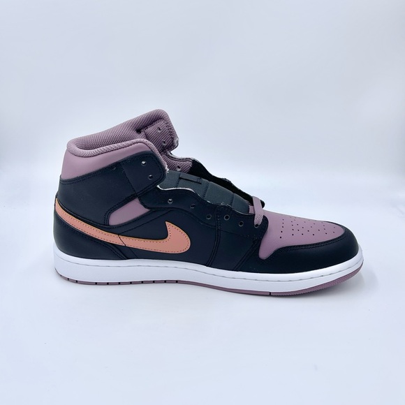 NEW Air Jordan 1 Mid SE Black Sky J Mauve Orange Sneaker FB9911-008 Men’s 11 - Picture 9 of 13